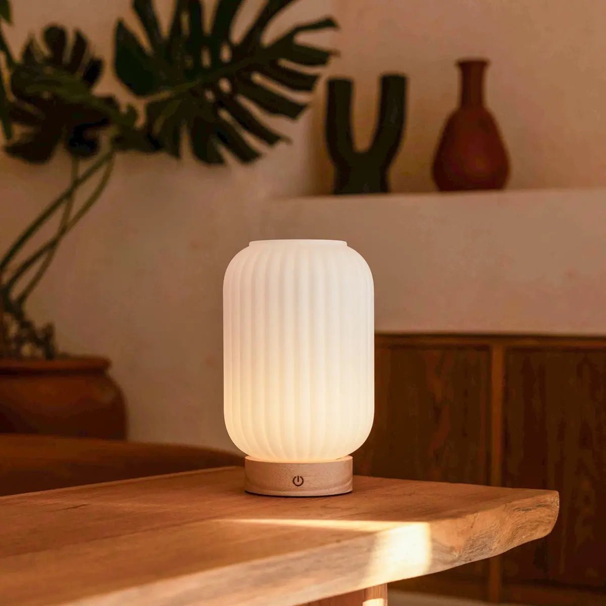 Lampada ricaricabile Lilly Marrone Chiaro