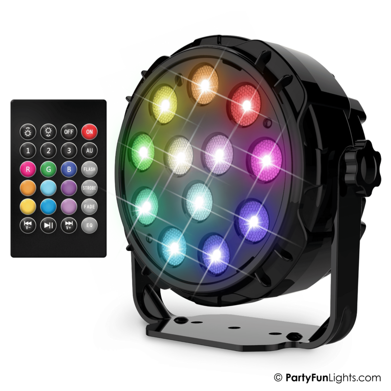 12 LED - PAR - Disco Lamp - with remote control