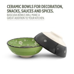 Decoratieve Keramische Kommen Set van 2/4- 12cm Handgemaakt