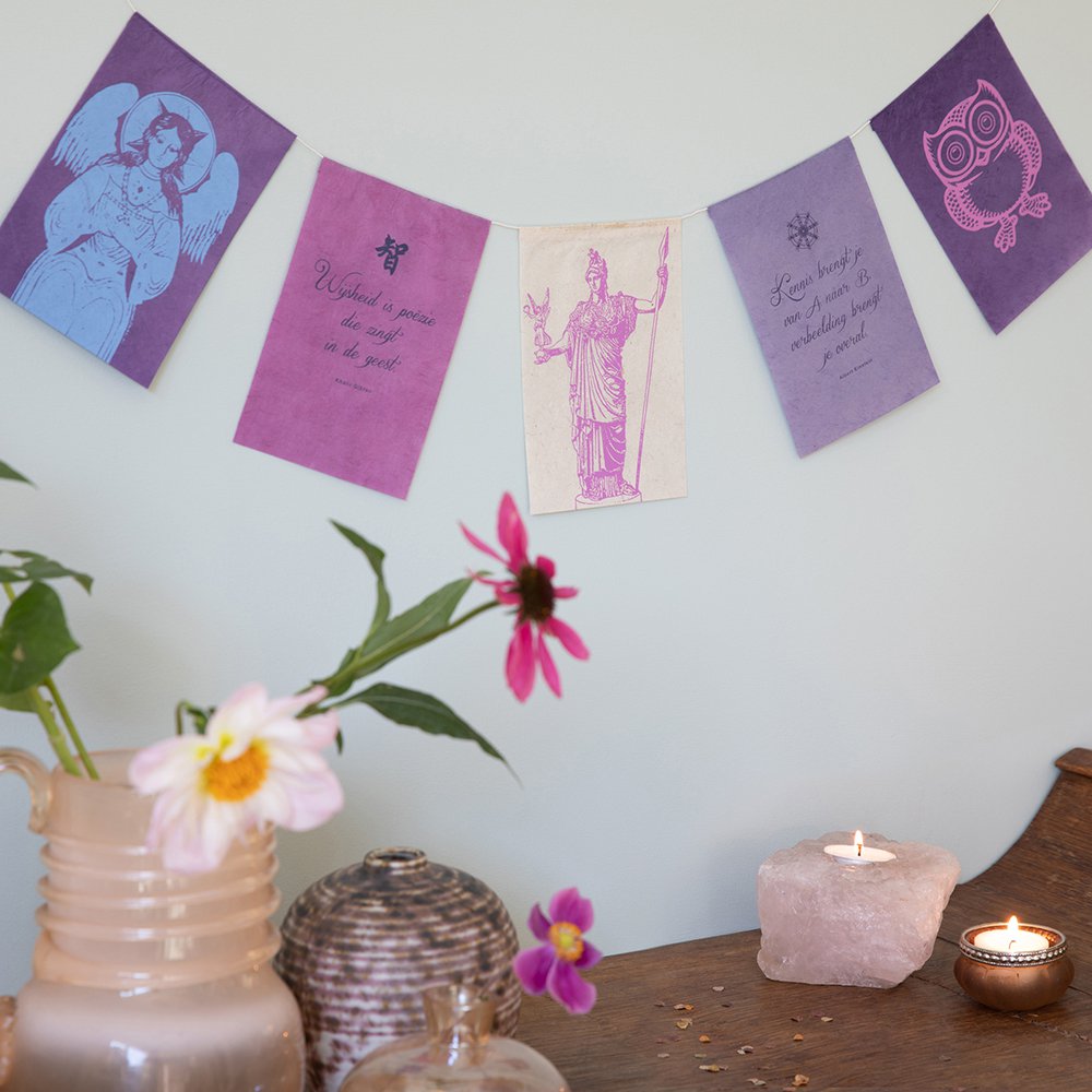 Wishing flags | Wisdom | Greeting Card
