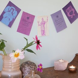 Wishing flags | Wisdom | Greeting Card