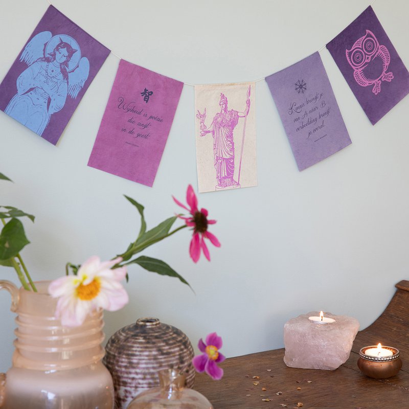 Wishing flags | Wisdom | Greeting Card