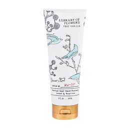 True Vanilla Shower Gel, a creamy, moisturizing shower gel with a sweet vanilla scent. Suitable for all skin types.