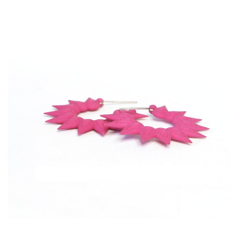 Aros Fucsia