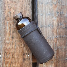 Water bottle - Black cover - 600ml