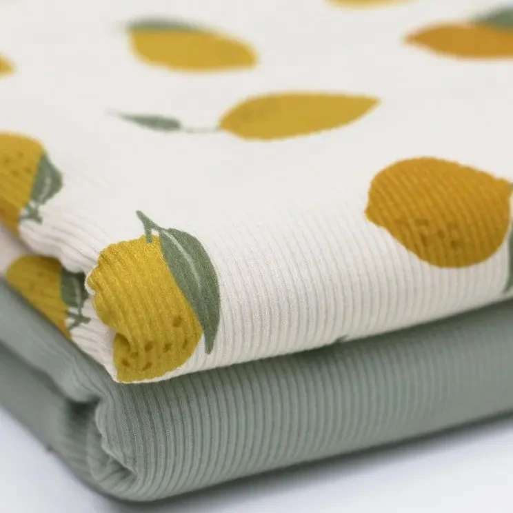 Legginsy ze ściągaczem z mankietami Cytryny