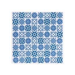 Chiffon Microfibre Bleu AZULEJO