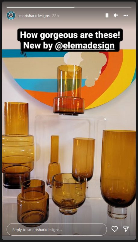 vase en verre épais de style rétro XXL, série: TYLER 46AM, édition de luxe en verre de 9 mm d'épaisseur