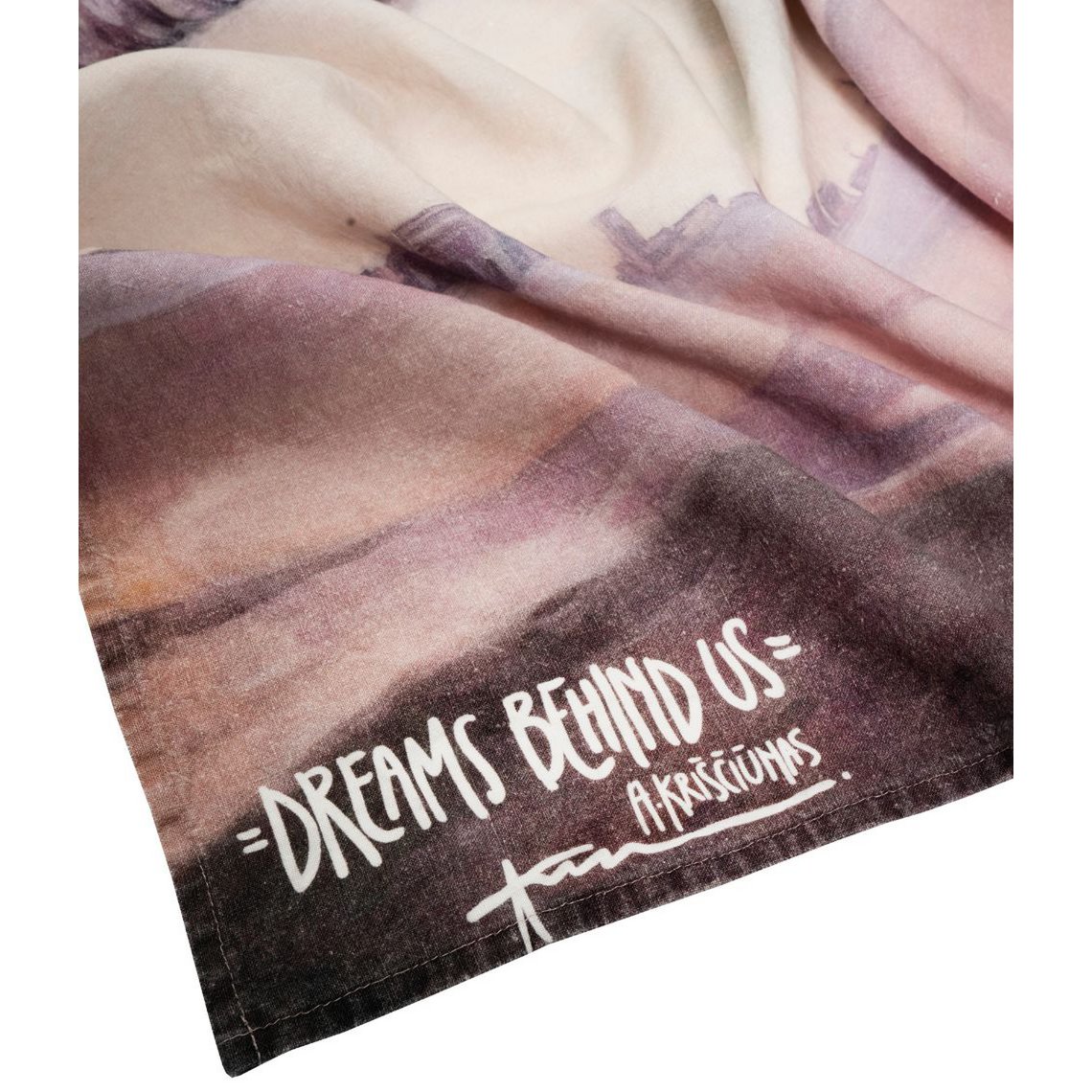 Linen beach towel Dreams Behind Us - Algis Kriščiūnas