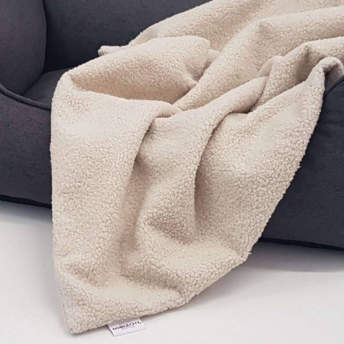 Hundedecke Plaid Curly creme