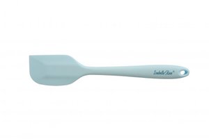 Pastelblauwe siliconen spatel Isabelle Rose 27 cm
