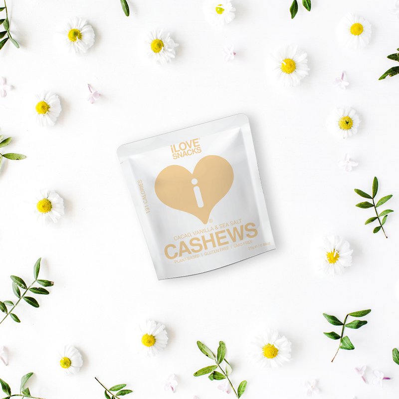 iLOVE SNACKS Cacao Cashews with Vanilla & Sea Salt 22g