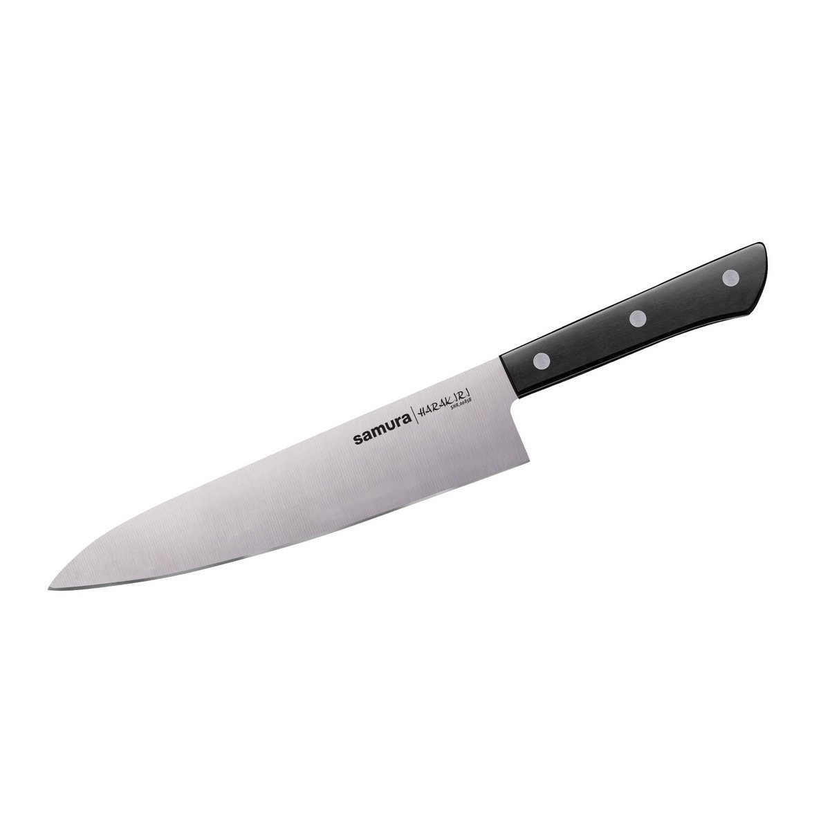 Samura Harakiri Knife Set, 8 pcs, Black Handle