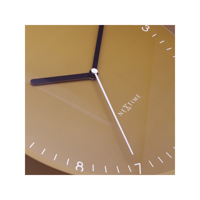 Zegar ścienny NeXtime Berlin 30 cm żółty