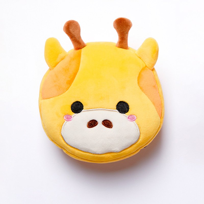 Relaxeazzz Giraffe Plush Travel Pillow & Eye Mask