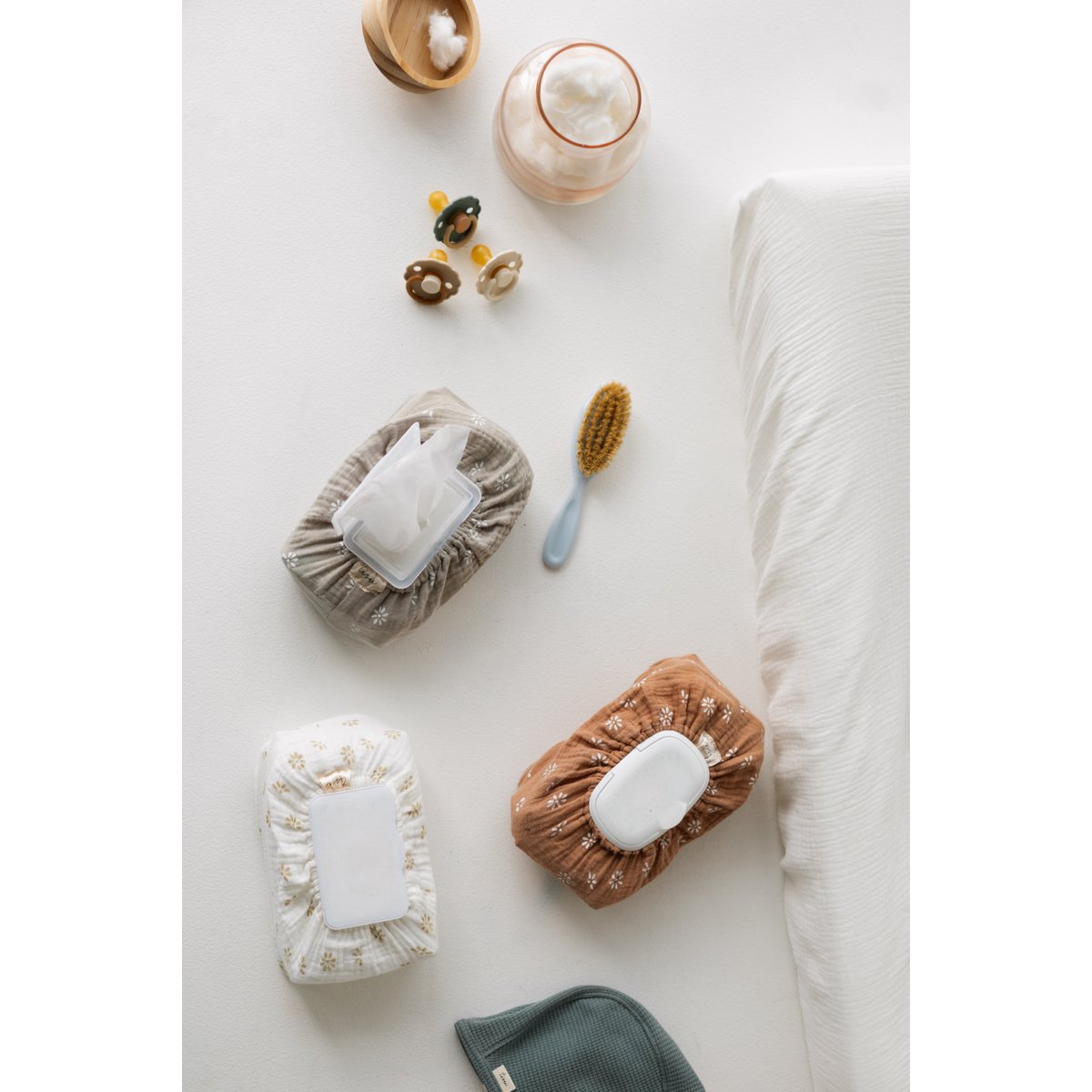 Tisu Baby Wipes Cover, Daisy Collection