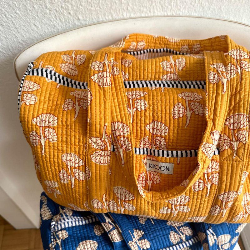handgemachte Baumwolltasche „Mistyczny kwiat”