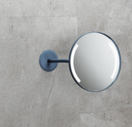 Lighting mirror Wall bracket and gooseneck for gluing and drilling