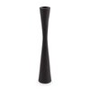 Candle Holder Metal Black 30cm