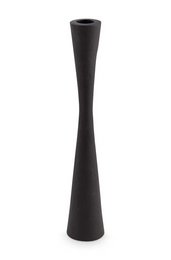 Candle Holder Metal Black 30cm