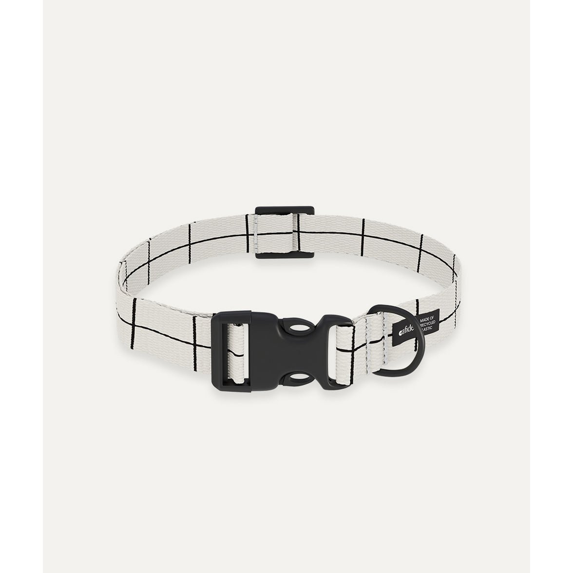 Recycled PET Necklace Beige Line Design, Juno