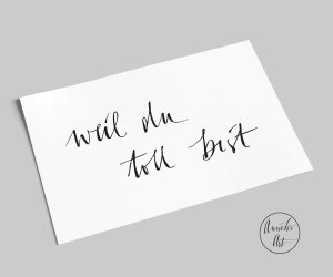 Postkarte | weil du toll bist