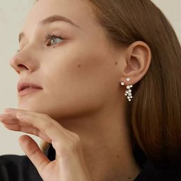 Starlight Orb Statement Earrings