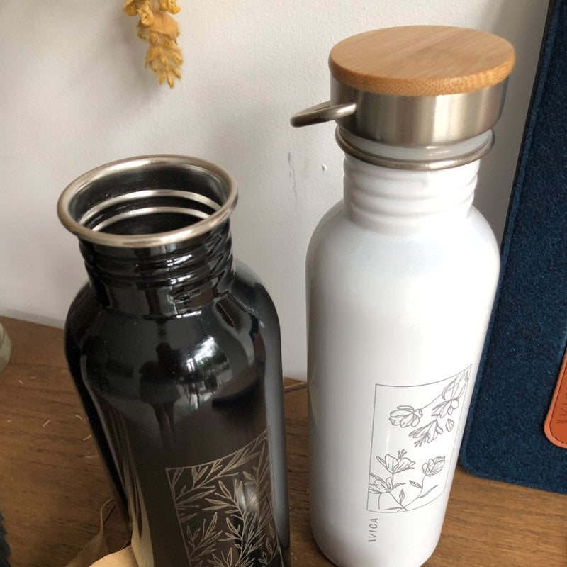 Wiederverwendbare Flasche aus Edelstahl