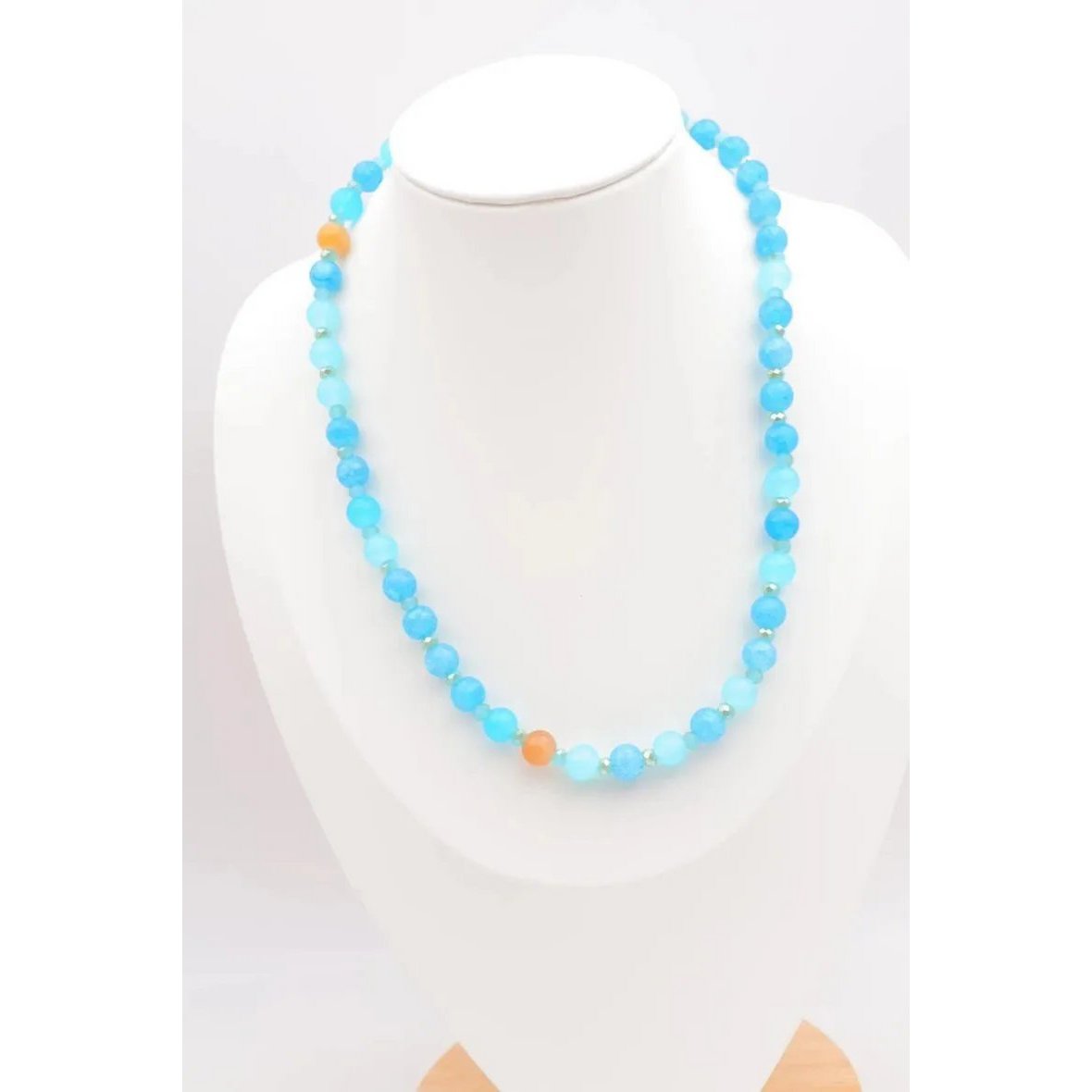 Collier sautoir fantaisie pierre