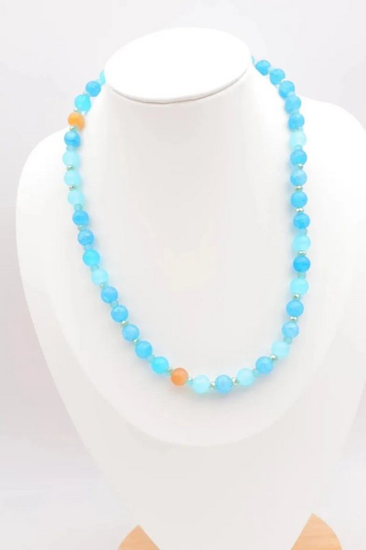 Collier sautoir fantaisie pierre