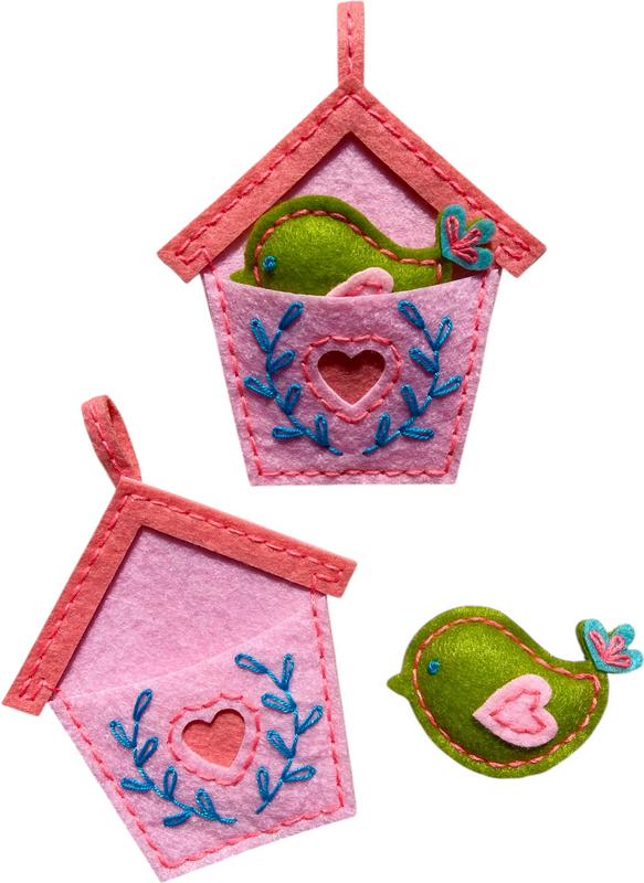DIY Vogelhaus mit Vogel