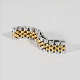 Yura - Woven Gold Silver Watch Chain Bracelet