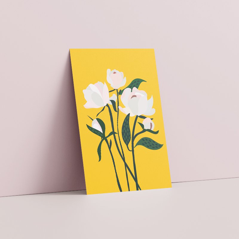 Postkartenset - Gartenblumen