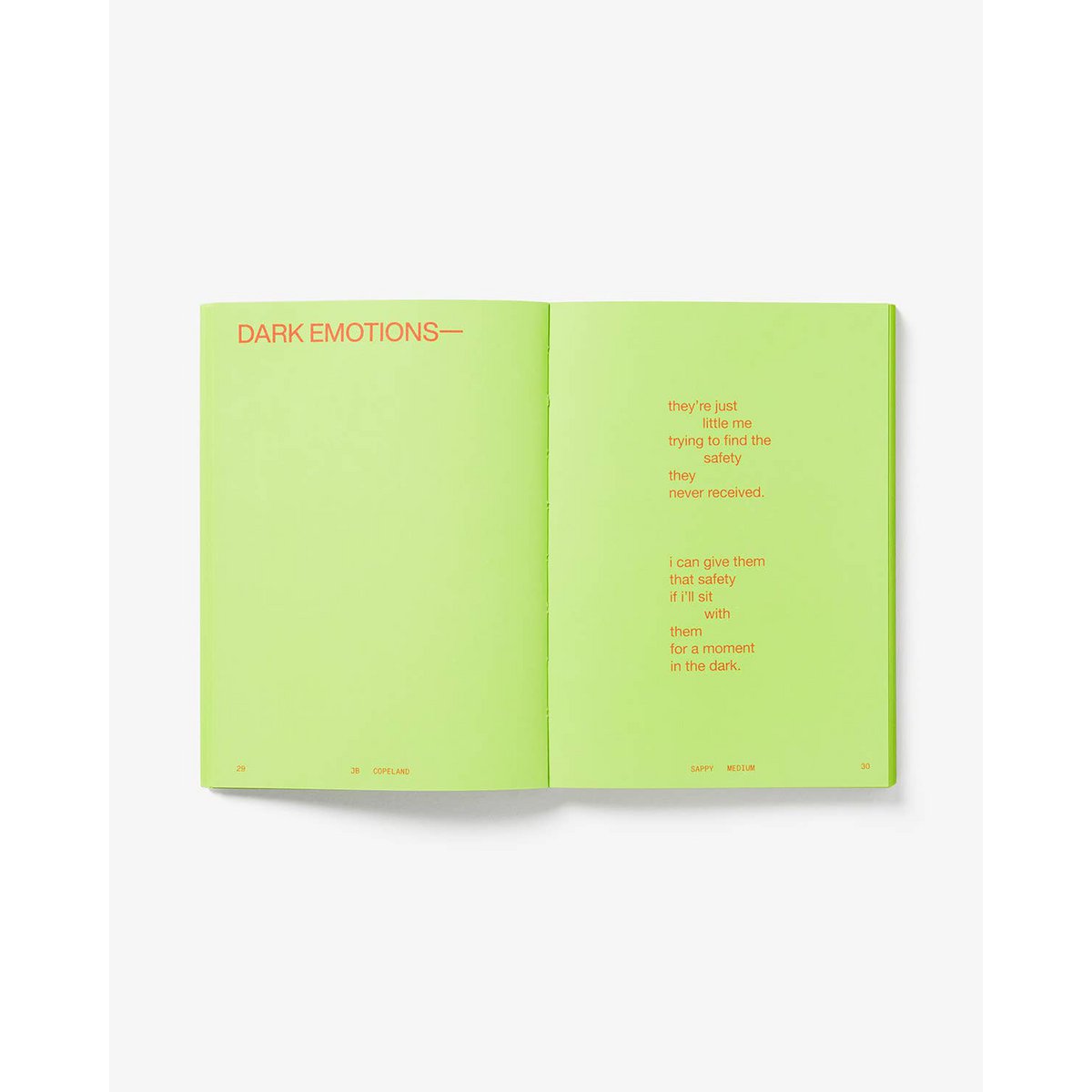 Sappy Medium Book von JB Copeland | Kurze Schriften über das Leben