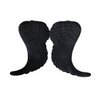 Wanddeko Federn 2er Set - Schwarz Antik