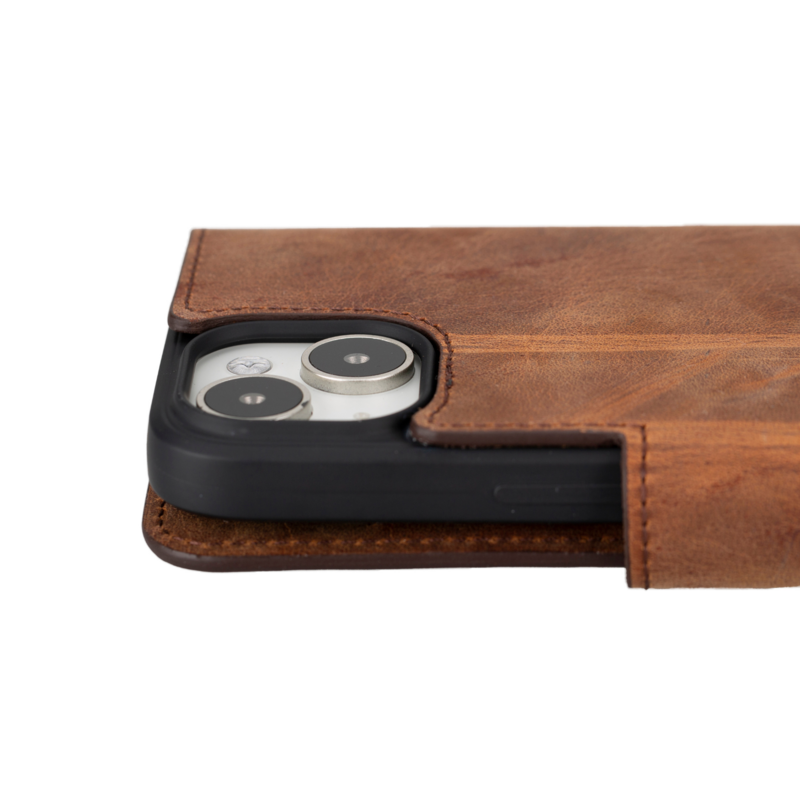 iPhone 14 Pro Telefoonhoesje Antiek Bruin