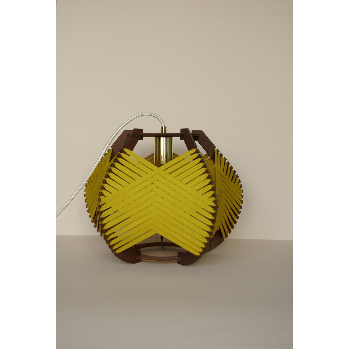 Duża lampa / musztarda