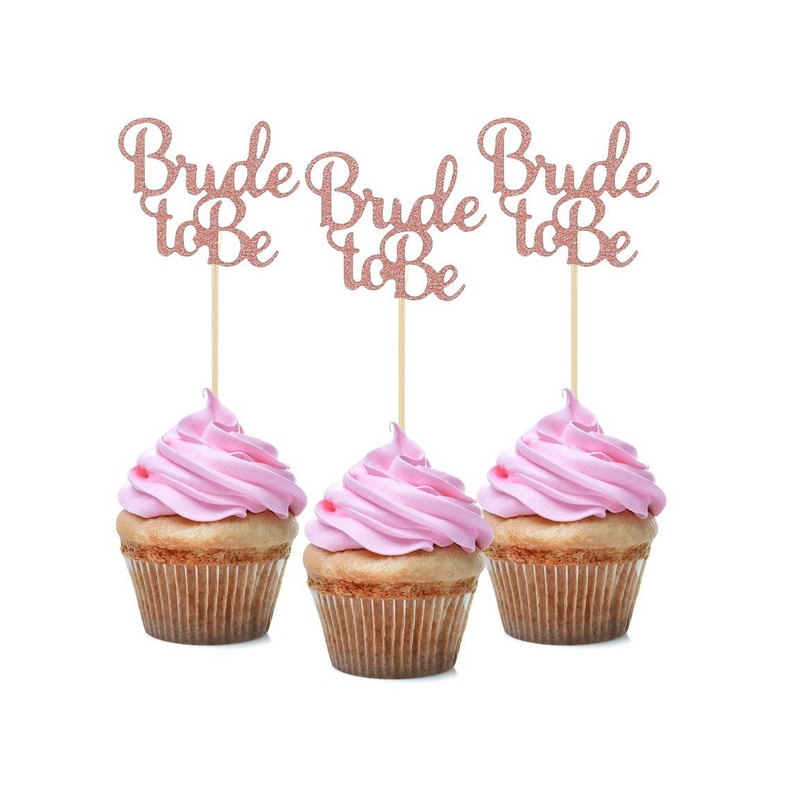 Picks Bride to be - Roségold - 12 Stück
