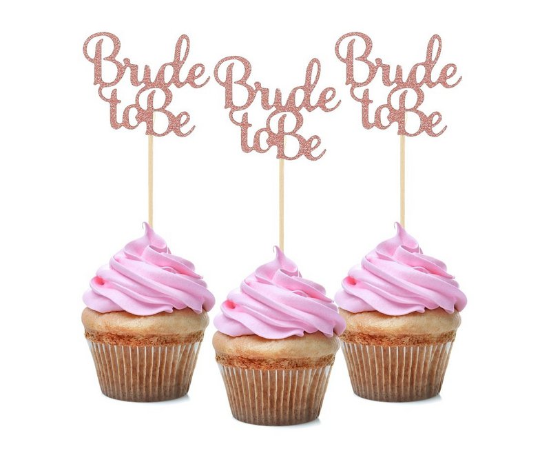Picks Bride to be - Roségold - 12 Stück