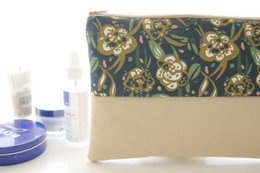 Bolso con cremallera de caléndula maya