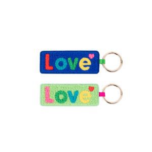 Keyrings LOVE Assorted 2 colours