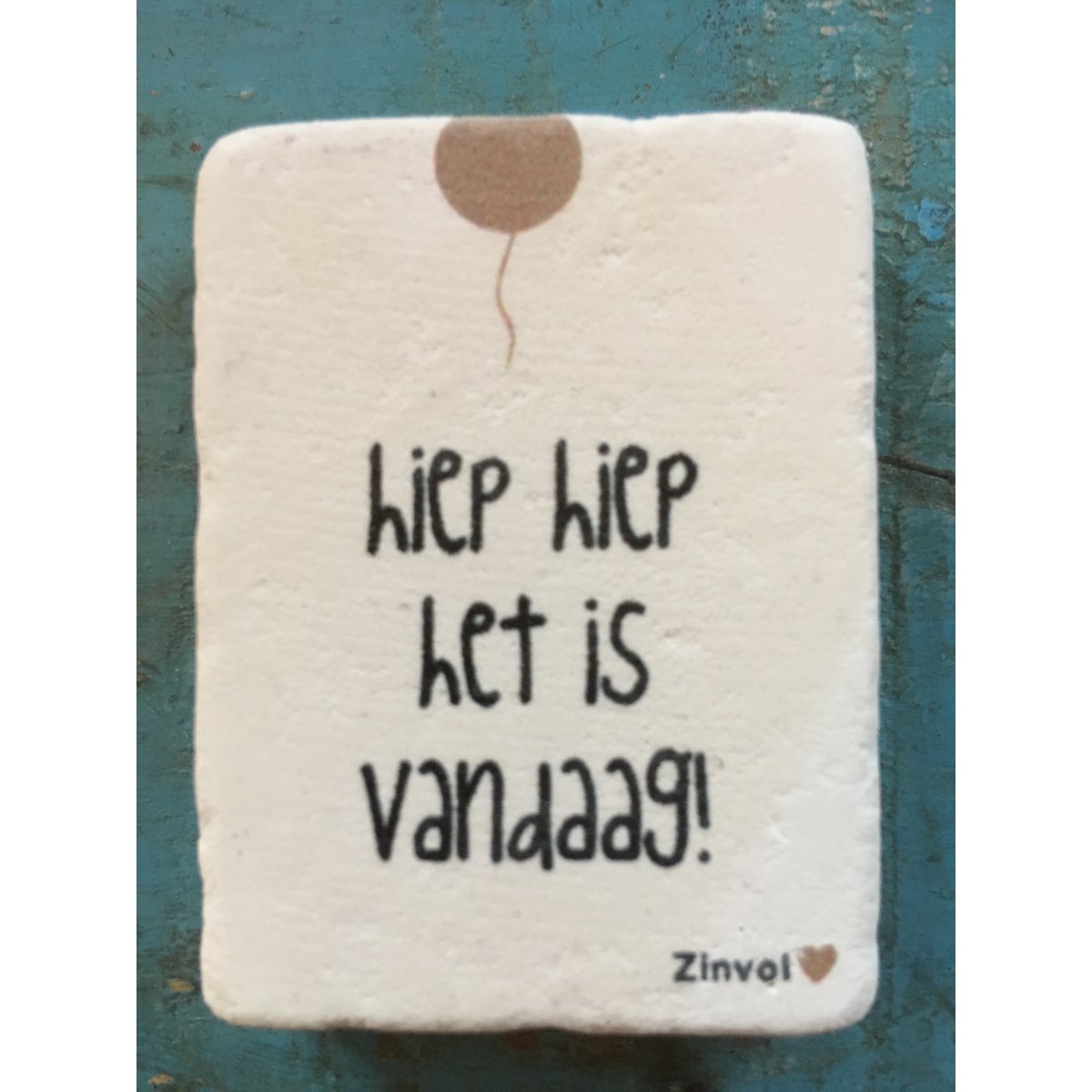 Hiep hiep het is vandaag!