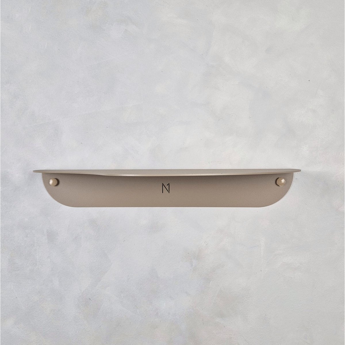 Wall shelf MOSS, white, beige, black