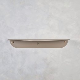 Muurplank mos, wit, beige, zwart