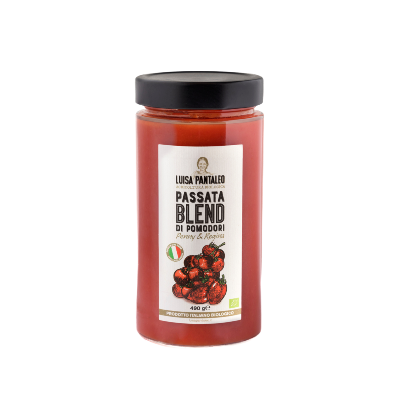 Luisa Pantaleo Passata Mischung aus Bio-Penny- und Regina-Tomaten, hergestellt in Italien