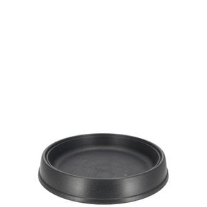 Plastic coaster Sofia, D33cm, H4.9cm, anthr