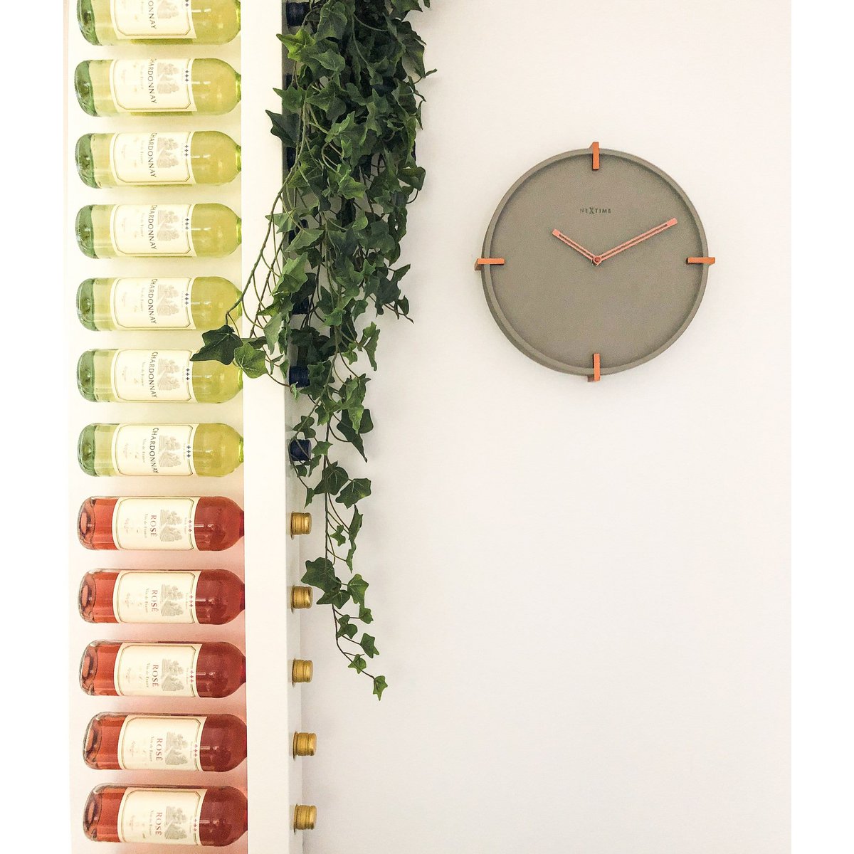 Wandklok - 32 cm - Beton - 'Mohawk Wall'