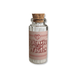 Zauberdochte 50 Stück – Perlenkerzen