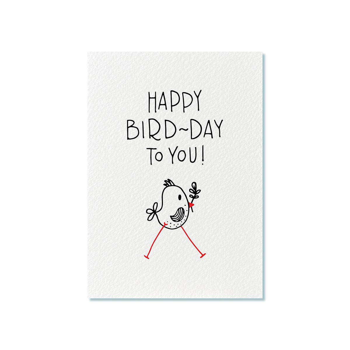 Ansichtkaart | Happy Bird-day