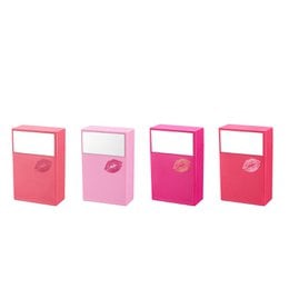 Papierośnica Pink World z lusterkiem x12